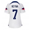 Forente Stater Giovanni Reyna #7 Hjemmedrakt Kvinner VM 2022 Kortermet